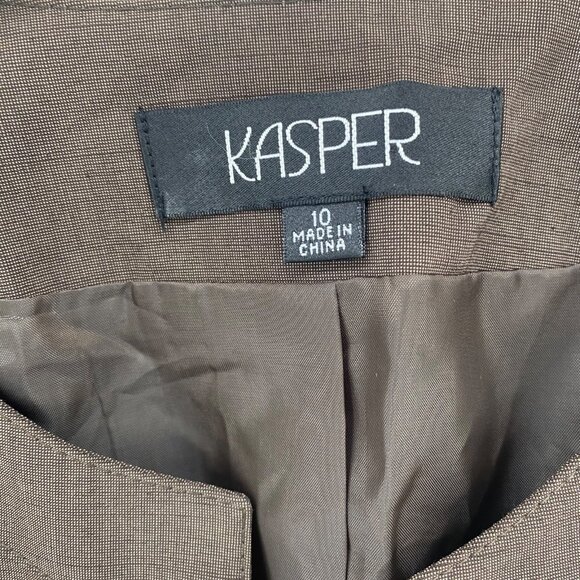 Kasper Brown Skirt Set - Picture 6 of 16